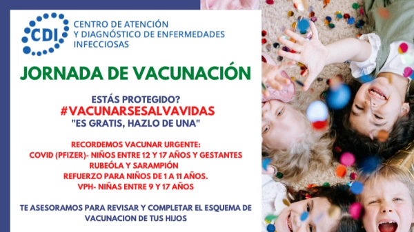 Jornada de Vacunación. Día central 22 de abril