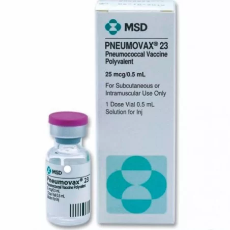PNEUMOVAX - VACUNA NEUMOCOCO POLISACARIDA 23 - VALENTE